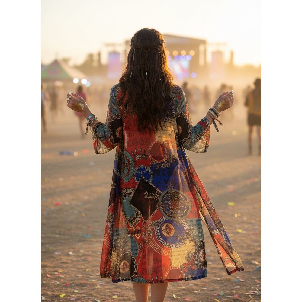 Mesh Baroque “All Hail the Queen” Duster